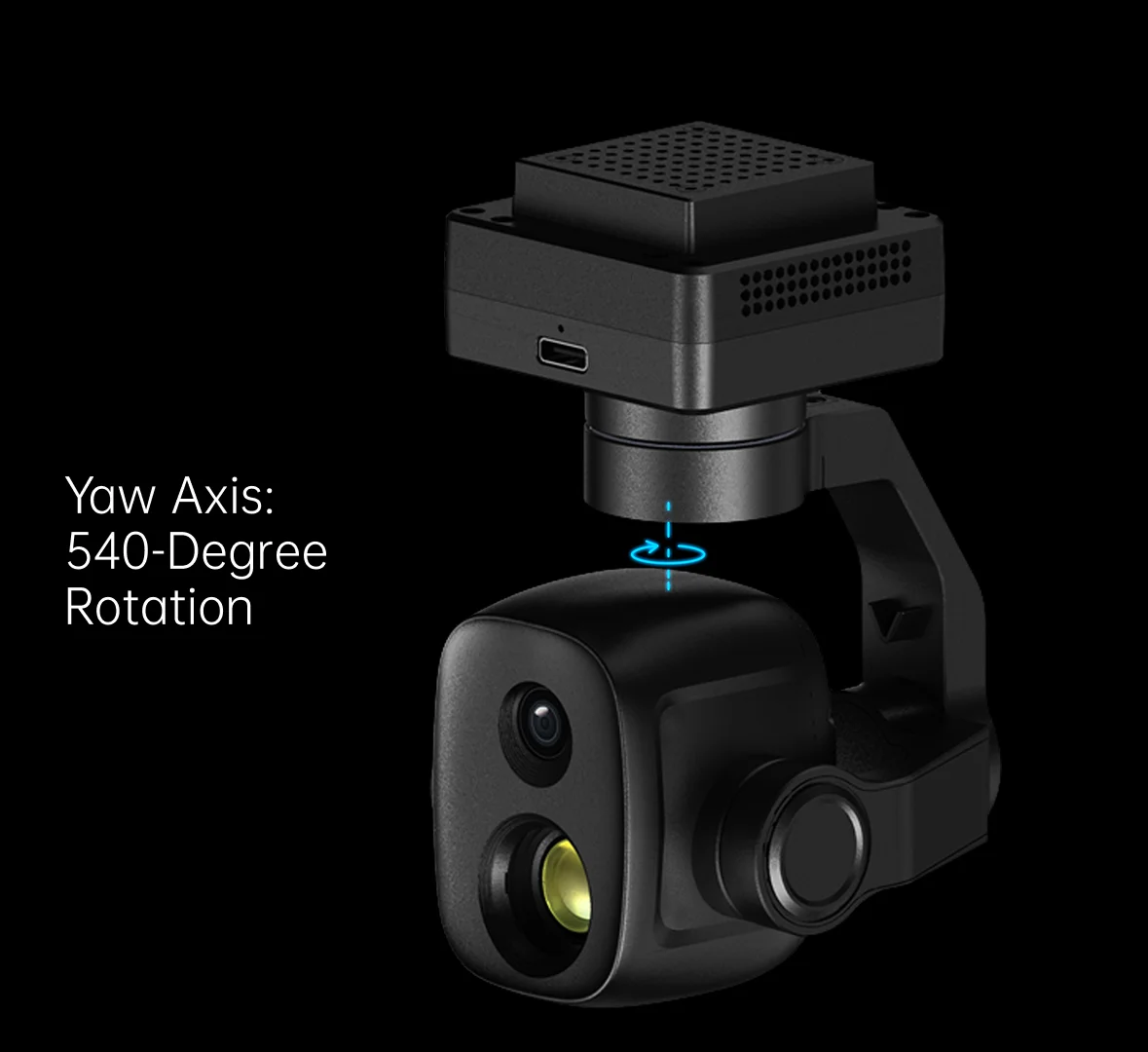 Yaw Axis 540-Degree Rotation