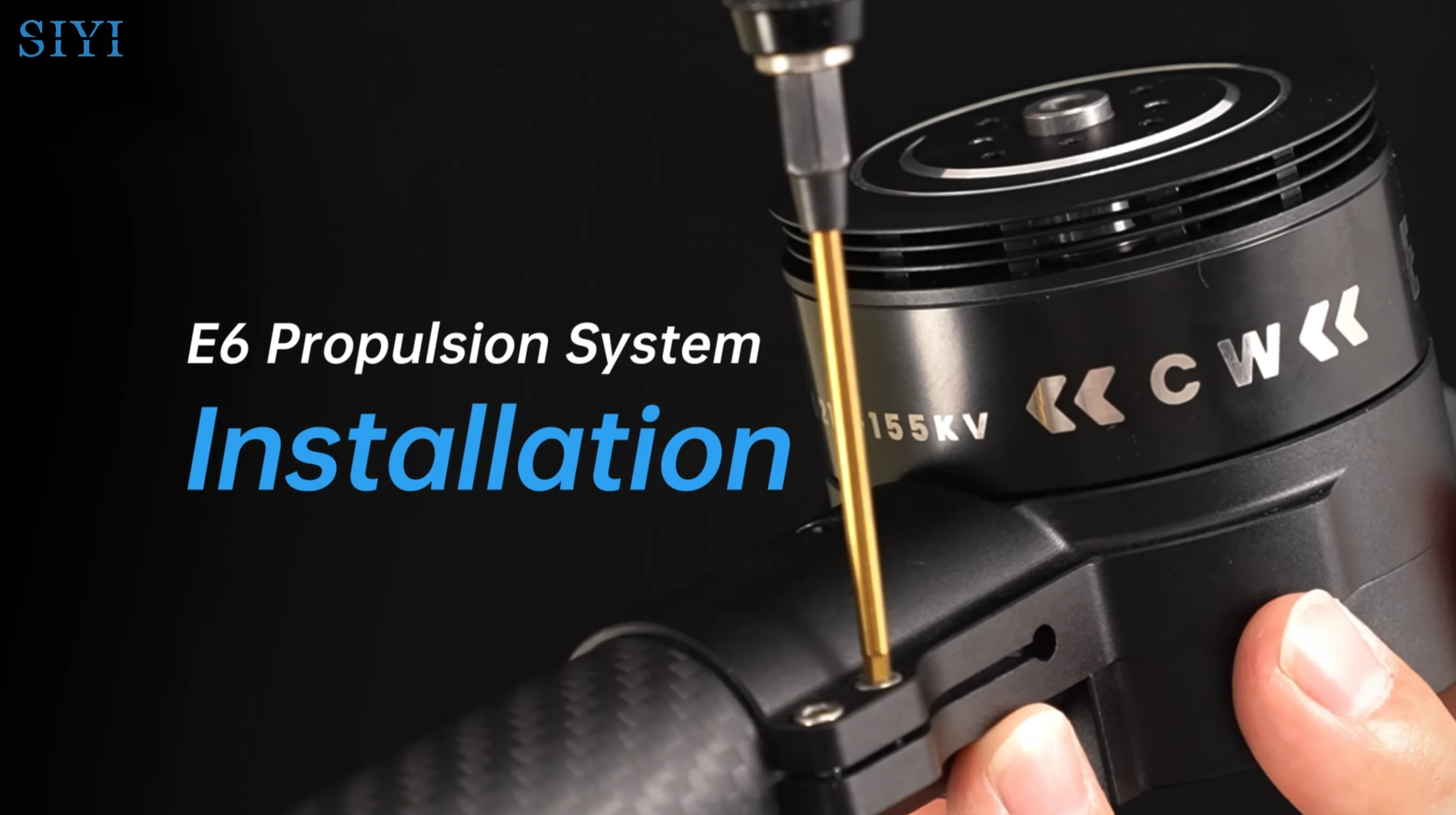 E6 Propulsion System Installation – An efficient solution for multi-rotor drones