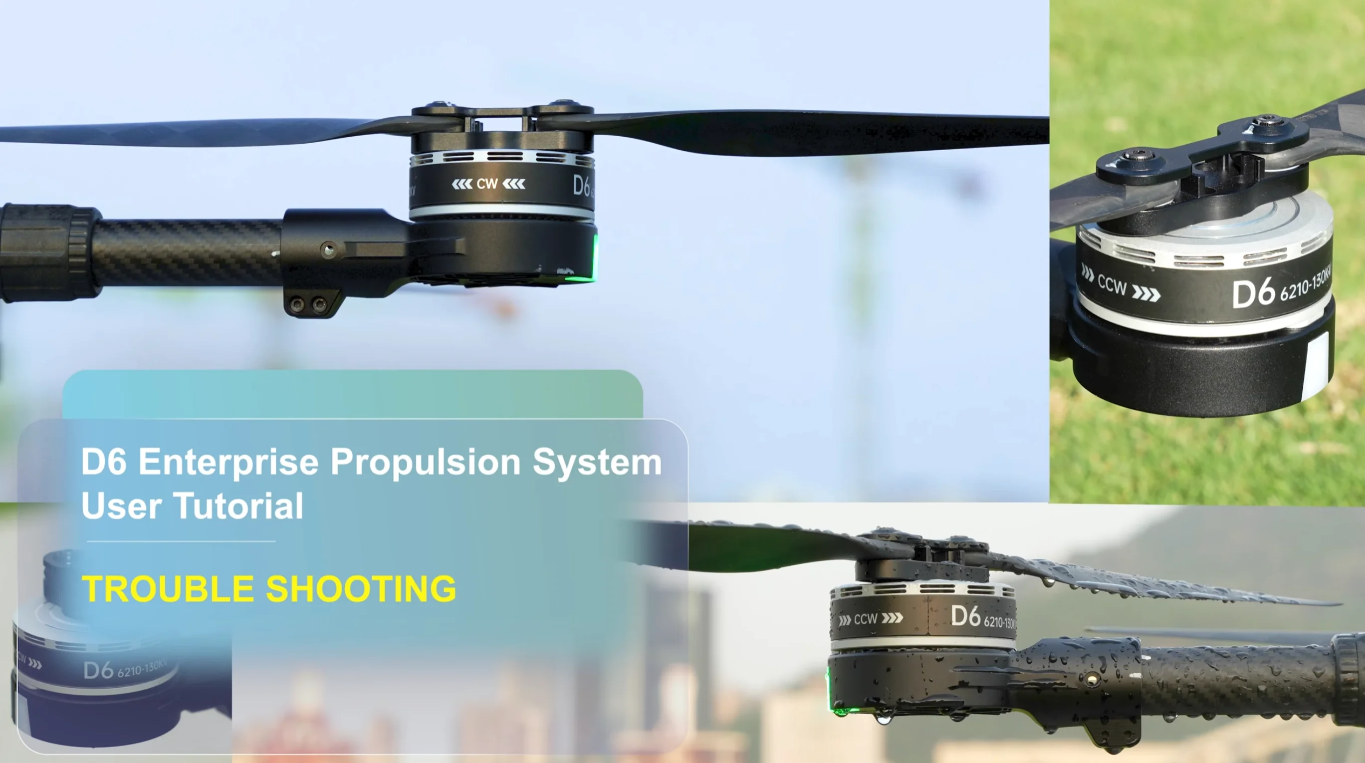 SIYI D6 Enterprise Propulsion System User Tutorial Vol.4 - TROUBLE SHOOTING