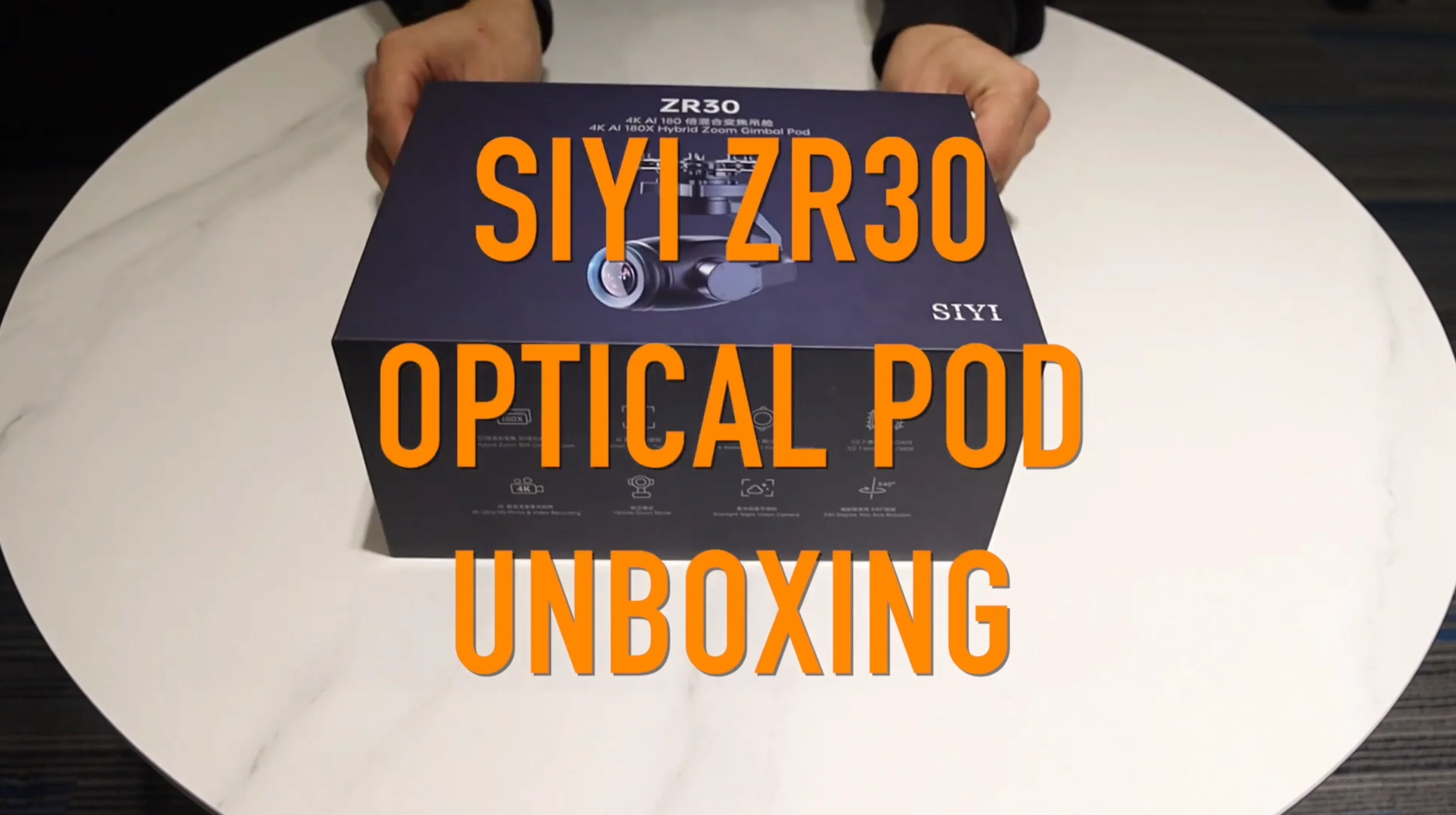 SIYI ZR30 Optical Pod Unboxing