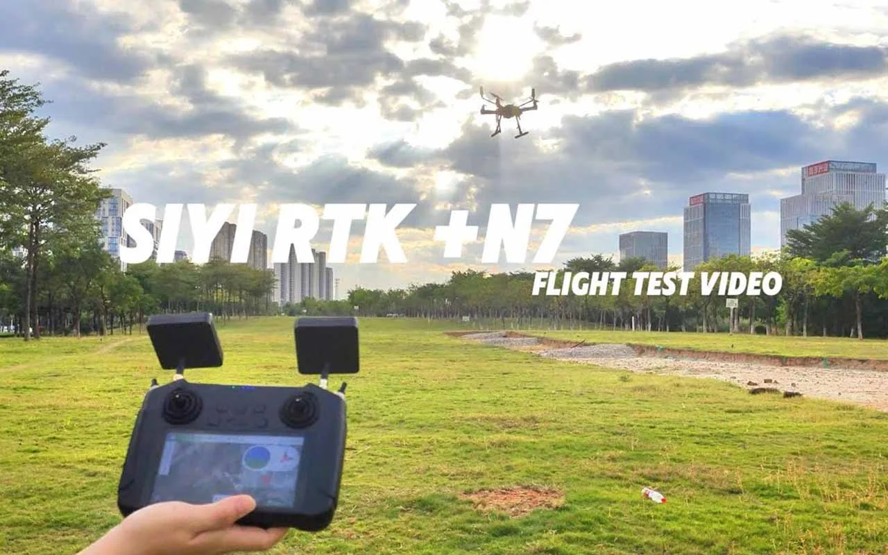 Flight test video of the SIYI RTK and SIYI N7 Flight Controller