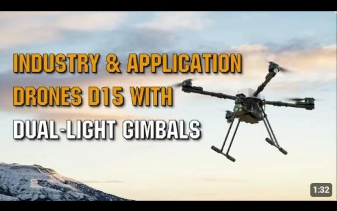 Search & rescue Drones With Dual light SIYI ZT6 gimbals