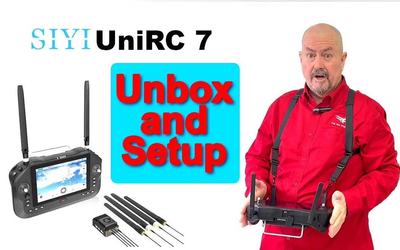 Tim the Plane Man:SIYI UniRC7 RC controller Unbox and Setup