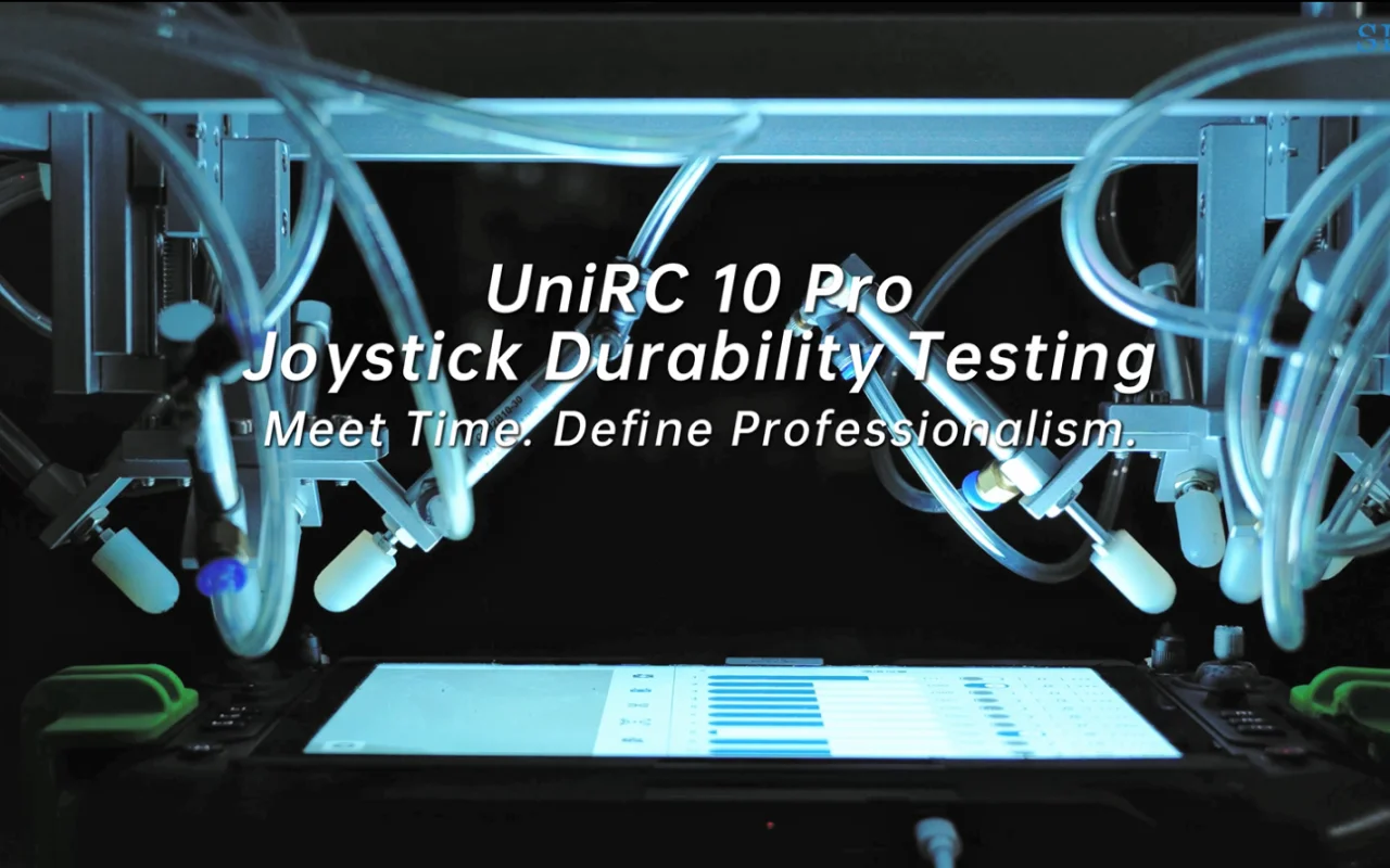 Meet Time, Define Professionalism! UniRC 10 Pro joystick durability testing
