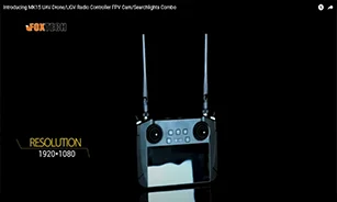 Introducing MK15 UAV Drone/UGV Radio Controller FPV Cam/Searchlights Combo