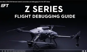 Tutorial video || Z30/Z50 Remote Control connection and debugging V1.0 for EFT drone